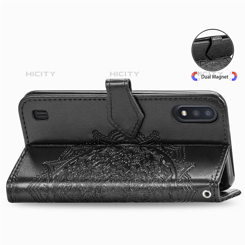 Custodia Portafoglio In Pelle Fantasia Modello Cover con Supporto per Samsung Galaxy M01