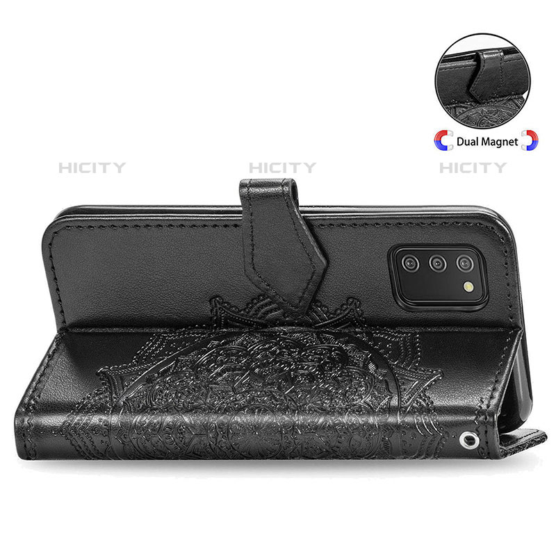 Custodia Portafoglio In Pelle Fantasia Modello Cover con Supporto per Samsung Galaxy M02s