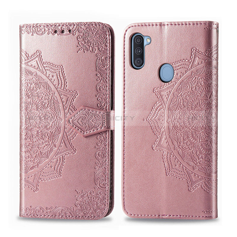 Custodia Portafoglio In Pelle Fantasia Modello Cover con Supporto per Samsung Galaxy M11