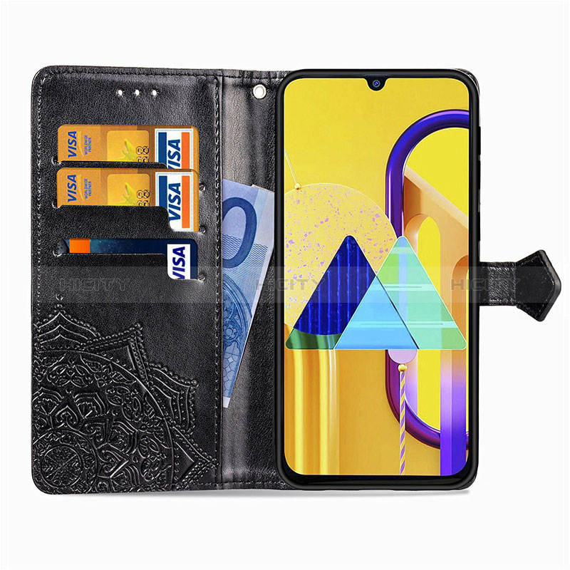 Custodia Portafoglio In Pelle Fantasia Modello Cover con Supporto per Samsung Galaxy M21