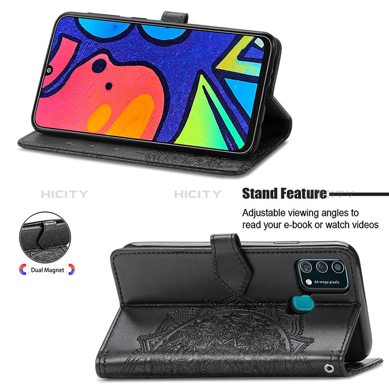 Custodia Portafoglio In Pelle Fantasia Modello Cover con Supporto per Samsung Galaxy M31