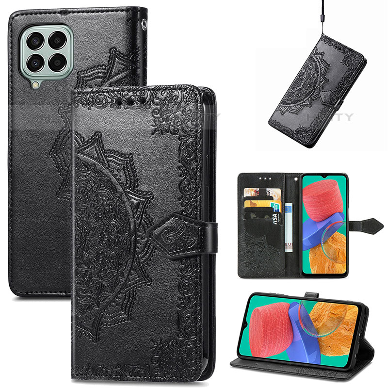 Custodia Portafoglio In Pelle Fantasia Modello Cover con Supporto per Samsung Galaxy M33 5G