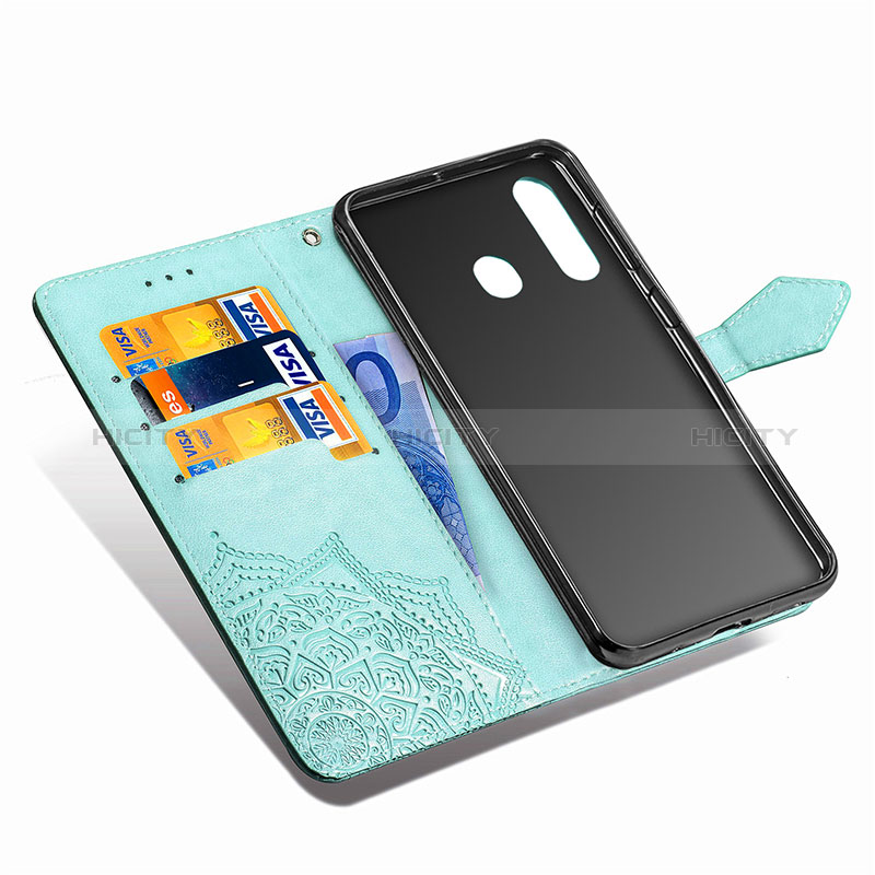 Custodia Portafoglio In Pelle Fantasia Modello Cover con Supporto per Samsung Galaxy M40