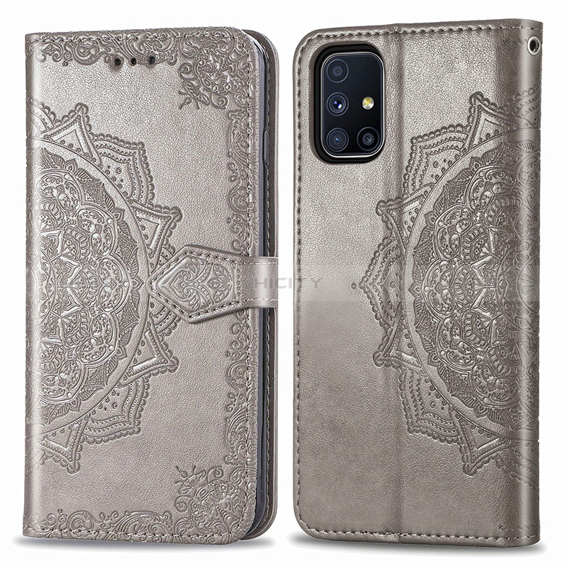 Custodia Portafoglio In Pelle Fantasia Modello Cover con Supporto per Samsung Galaxy M51