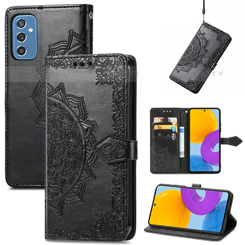 Custodia Portafoglio In Pelle Fantasia Modello Cover con Supporto per Samsung Galaxy M52 5G