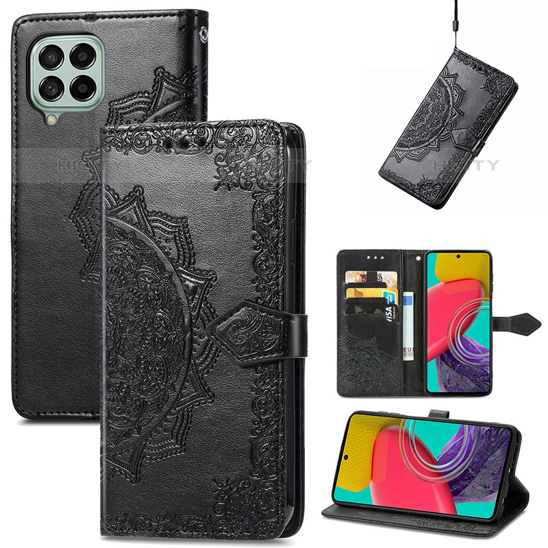 Custodia Portafoglio In Pelle Fantasia Modello Cover con Supporto per Samsung Galaxy M53 5G