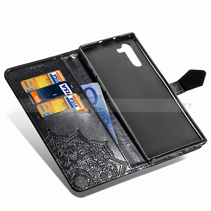 Custodia Portafoglio In Pelle Fantasia Modello Cover con Supporto per Samsung Galaxy Note 10 5G