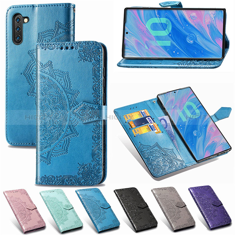 Custodia Portafoglio In Pelle Fantasia Modello Cover con Supporto per Samsung Galaxy Note 10 5G