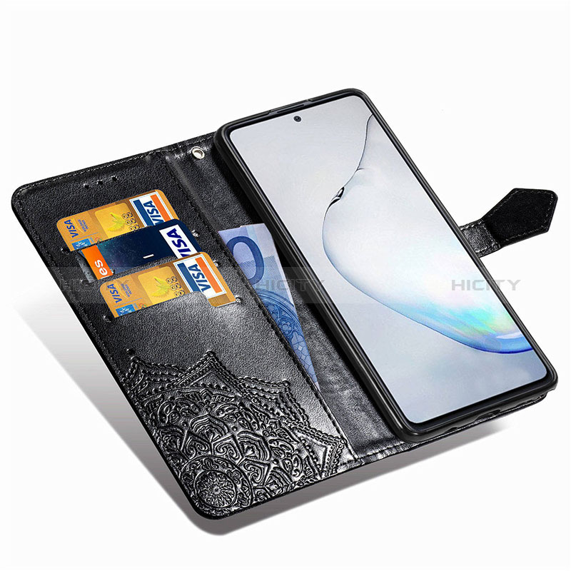 Custodia Portafoglio In Pelle Fantasia Modello Cover con Supporto per Samsung Galaxy Note 10 Lite