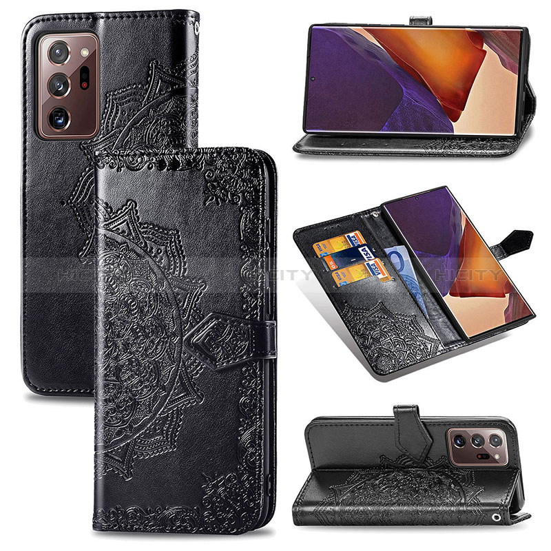 Custodia Portafoglio In Pelle Fantasia Modello Cover con Supporto per Samsung Galaxy Note 20 Ultra 5G