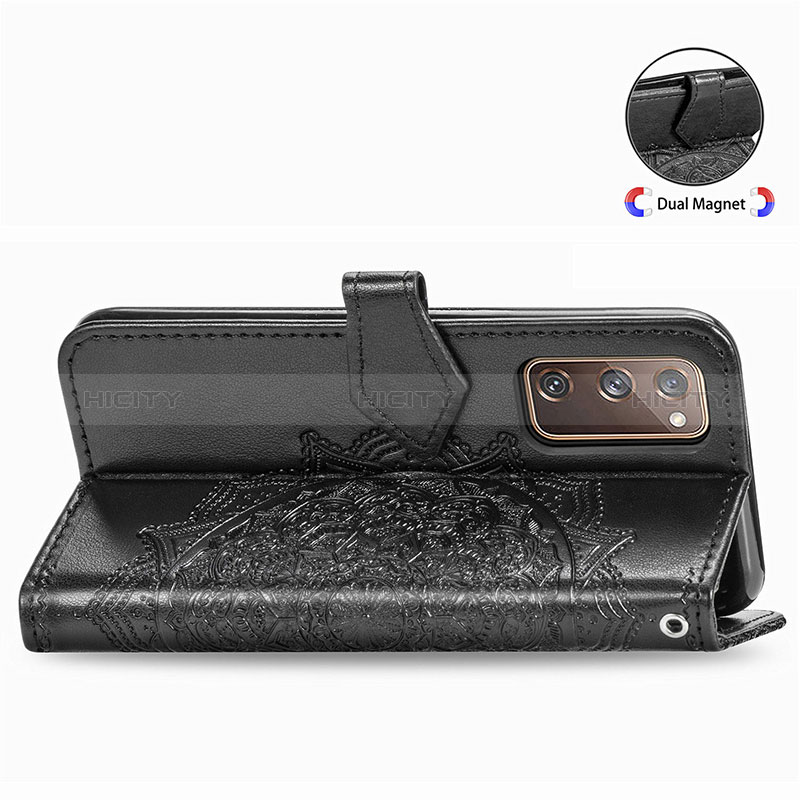 Custodia Portafoglio In Pelle Fantasia Modello Cover con Supporto per Samsung Galaxy S20 FE 4G