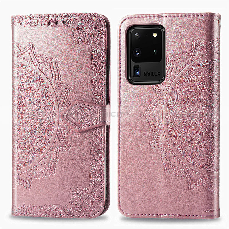 Custodia Portafoglio In Pelle Fantasia Modello Cover con Supporto per Samsung Galaxy S20 Ultra 5G