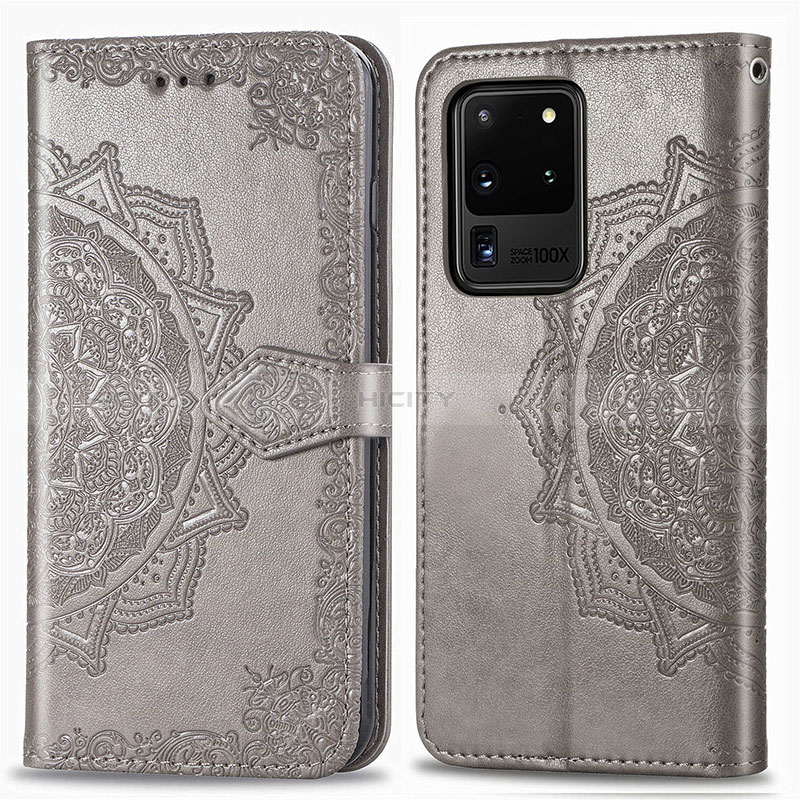 Custodia Portafoglio In Pelle Fantasia Modello Cover con Supporto per Samsung Galaxy S20 Ultra 5G