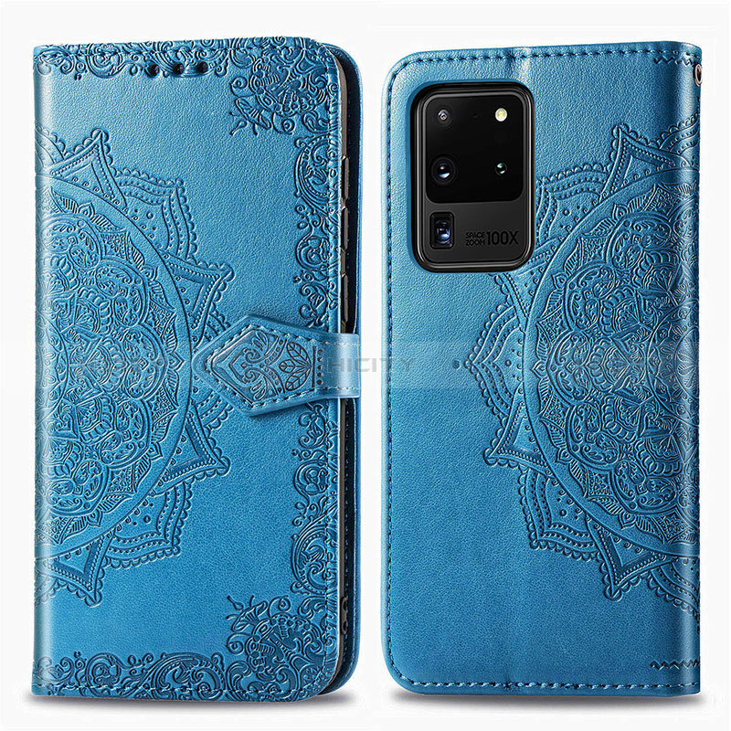 Custodia Portafoglio In Pelle Fantasia Modello Cover con Supporto per Samsung Galaxy S20 Ultra 5G