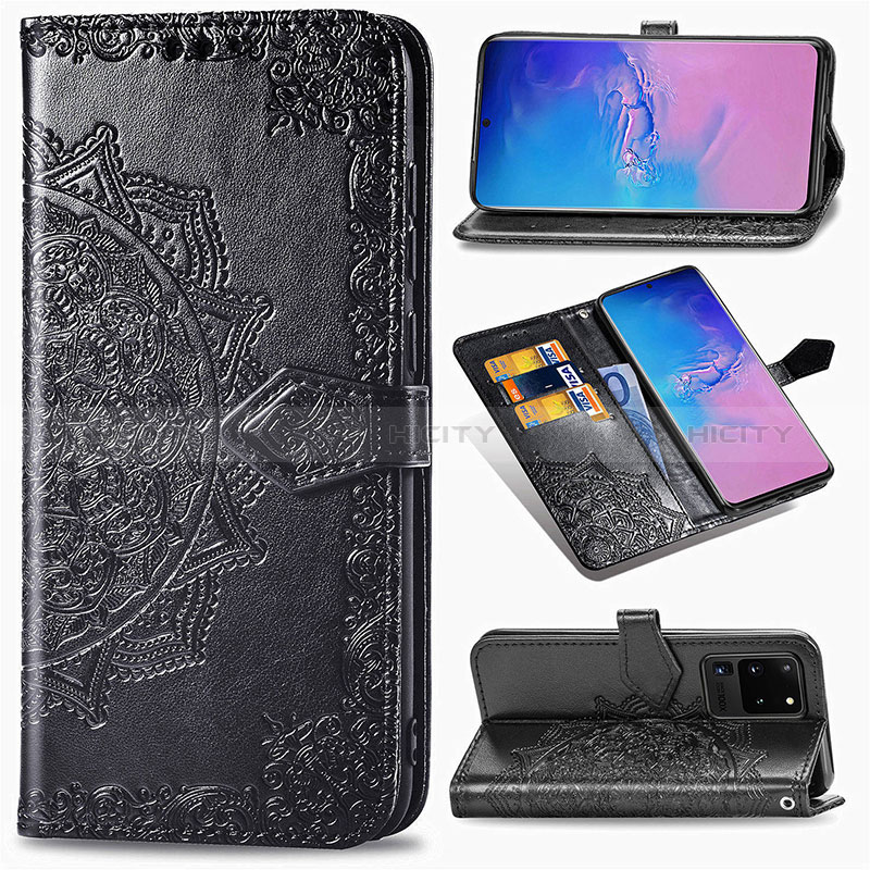 Custodia Portafoglio In Pelle Fantasia Modello Cover con Supporto per Samsung Galaxy S20 Ultra 5G