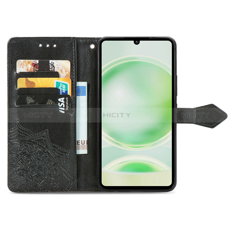 Custodia Portafoglio In Pelle Fantasia Modello Cover con Supporto per Sharp Aquos Sense8