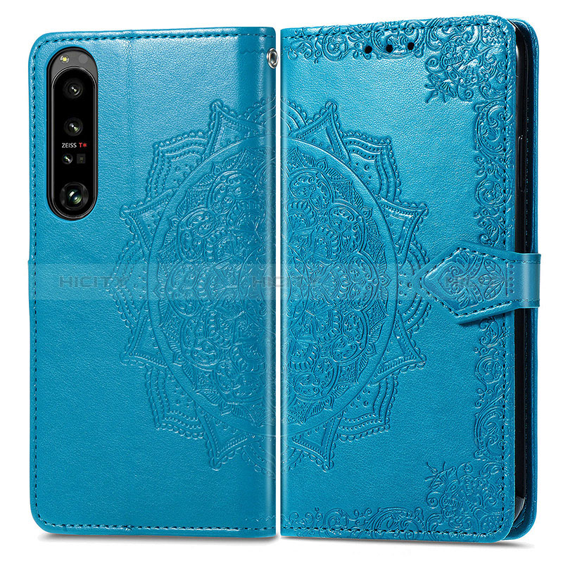 Custodia Portafoglio In Pelle Fantasia Modello Cover con Supporto per Sony Xperia 1 IV