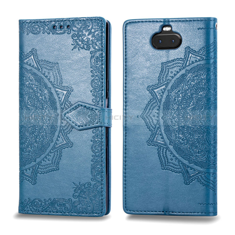 Custodia Portafoglio In Pelle Fantasia Modello Cover con Supporto per Sony Xperia 10