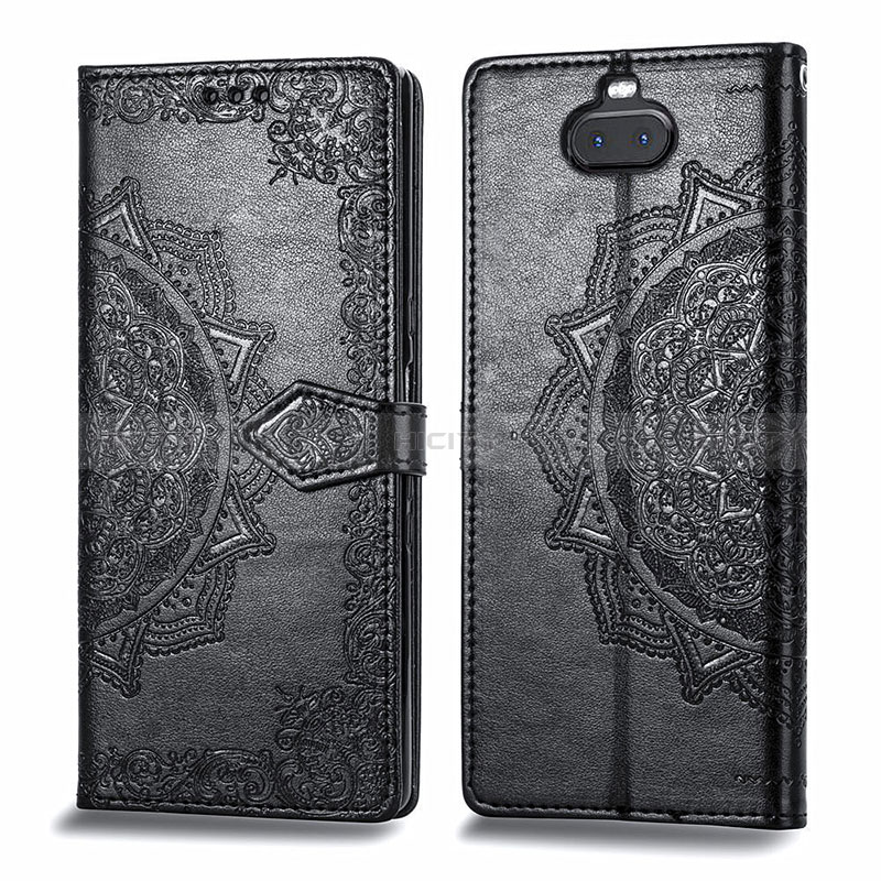 Custodia Portafoglio In Pelle Fantasia Modello Cover con Supporto per Sony Xperia 10 Plus