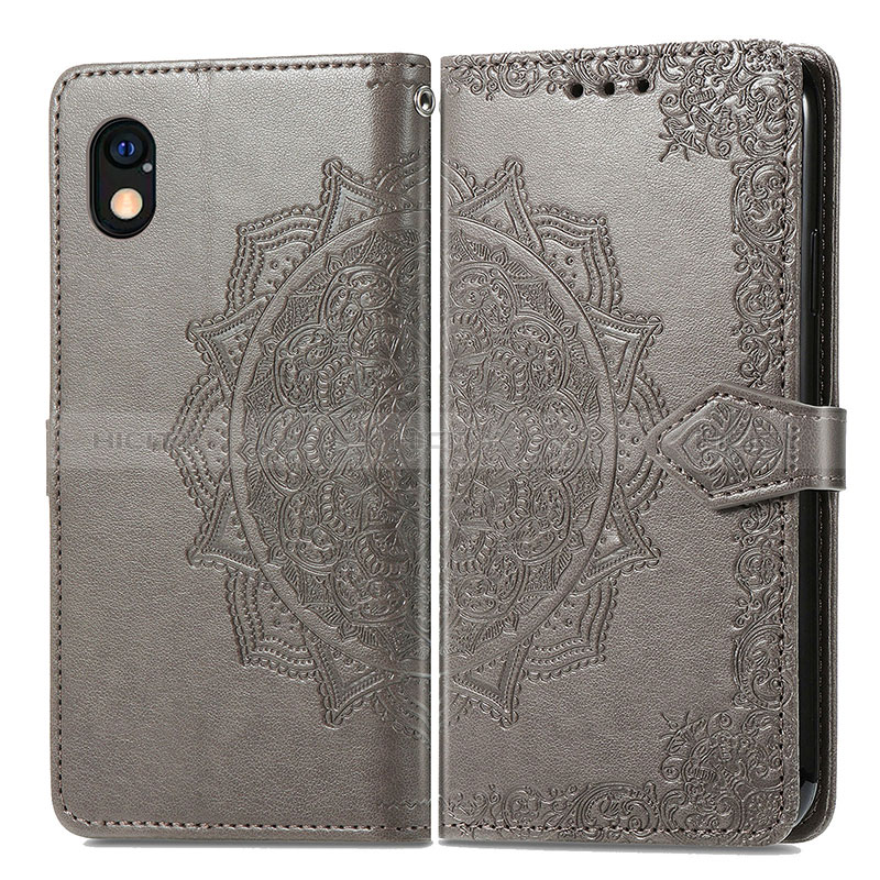 Custodia Portafoglio In Pelle Fantasia Modello Cover con Supporto per Sony Xperia Ace III