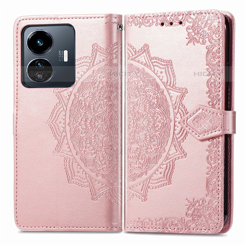 Custodia Portafoglio In Pelle Fantasia Modello Cover con Supporto per Vivo iQOO Z6 Lite 5G