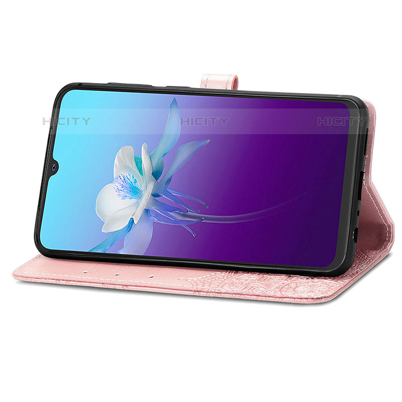 Custodia Portafoglio In Pelle Fantasia Modello Cover con Supporto per Vivo V20 (2021)