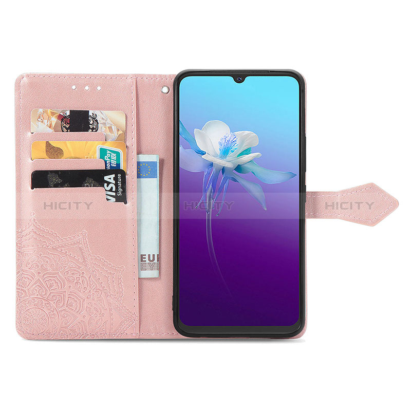 Custodia Portafoglio In Pelle Fantasia Modello Cover con Supporto per Vivo V20