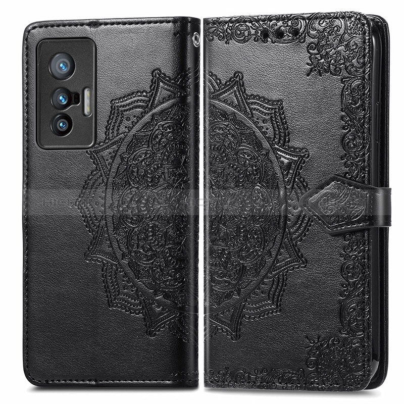 Custodia Portafoglio In Pelle Fantasia Modello Cover con Supporto per Vivo X70t