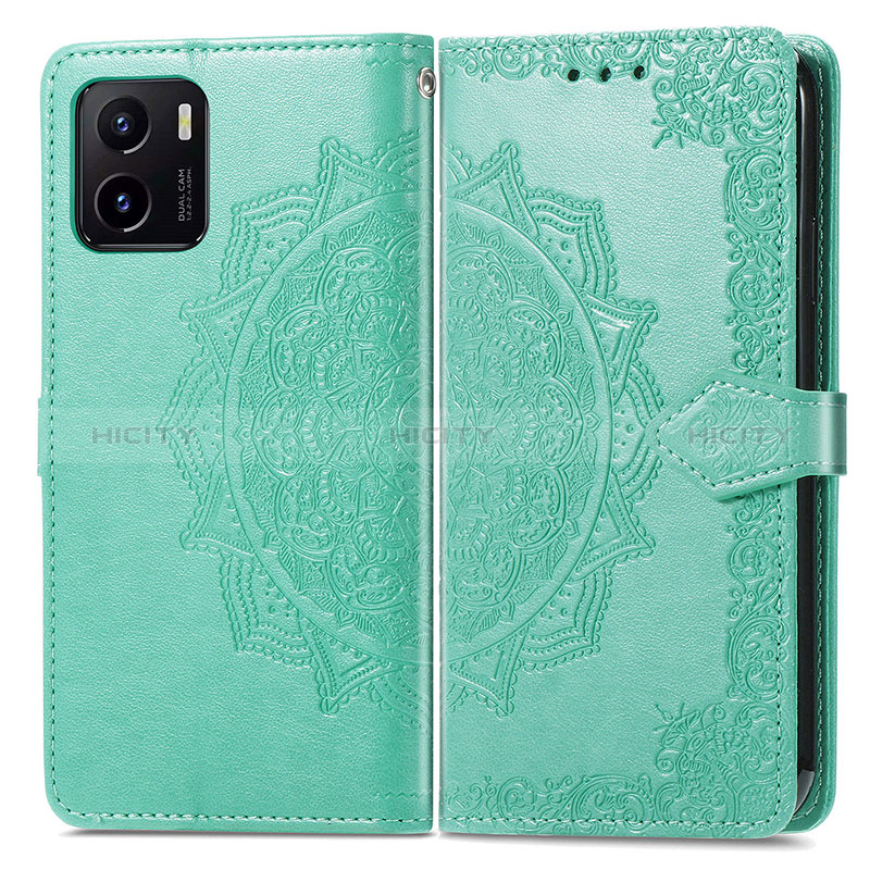 Custodia Portafoglio In Pelle Fantasia Modello Cover con Supporto per Vivo Y10