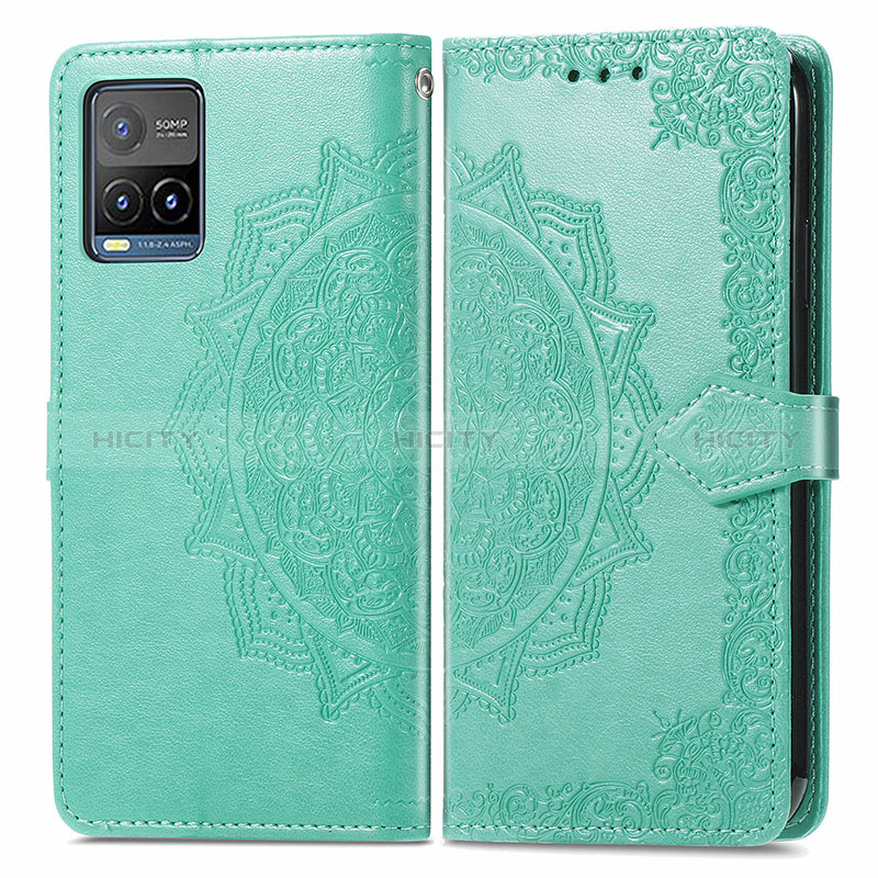 Custodia Portafoglio In Pelle Fantasia Modello Cover con Supporto per Vivo Y32 4G