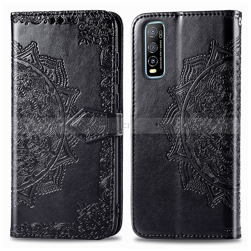 Custodia Portafoglio In Pelle Fantasia Modello Cover con Supporto per Vivo Y51s 5G