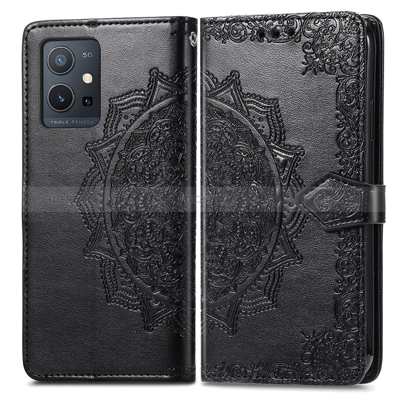 Custodia Portafoglio In Pelle Fantasia Modello Cover con Supporto per Vivo Y52t 5G