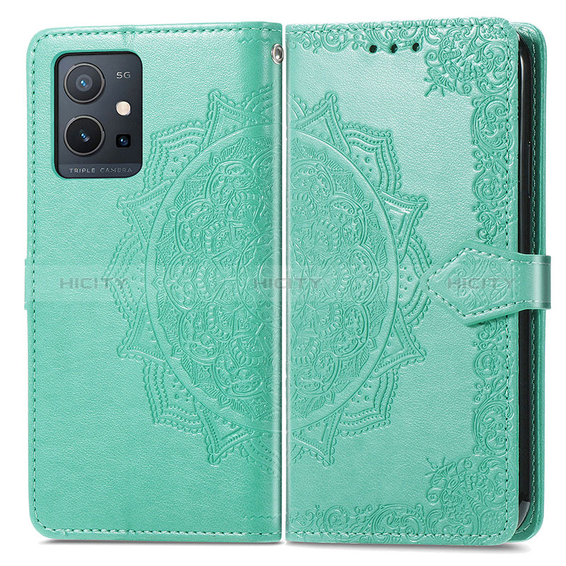 Custodia Portafoglio In Pelle Fantasia Modello Cover con Supporto per Vivo Y52t 5G