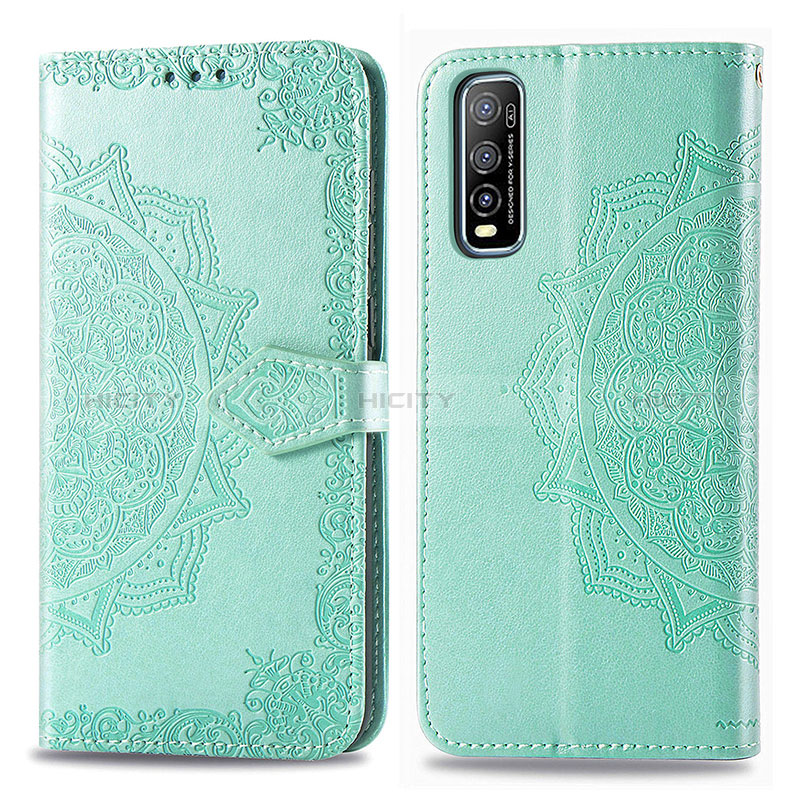 Custodia Portafoglio In Pelle Fantasia Modello Cover con Supporto per Vivo Y70t 5G