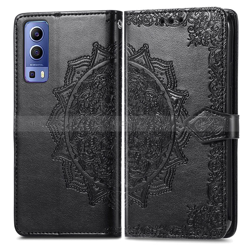 Custodia Portafoglio In Pelle Fantasia Modello Cover con Supporto per Vivo Y72 5G