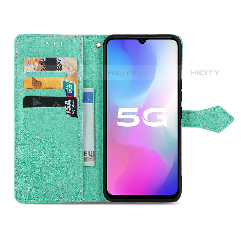 Custodia Portafoglio In Pelle Fantasia Modello Cover con Supporto per Vivo Y73s 5G