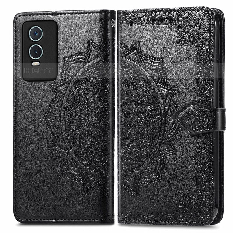 Custodia Portafoglio In Pelle Fantasia Modello Cover con Supporto per Vivo Y74s 5G