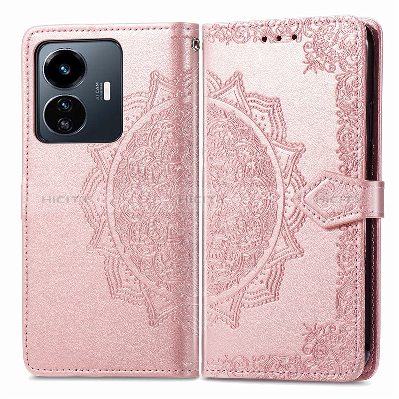 Custodia Portafoglio In Pelle Fantasia Modello Cover con Supporto per Vivo Y77 5G