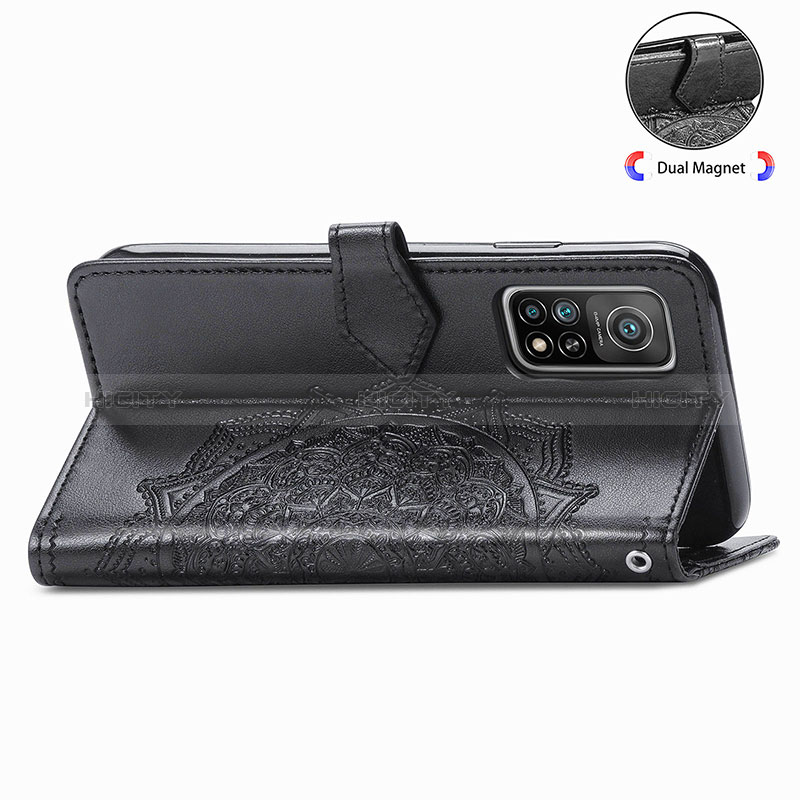 Custodia Portafoglio In Pelle Fantasia Modello Cover con Supporto per Xiaomi Mi 10T Pro 5G