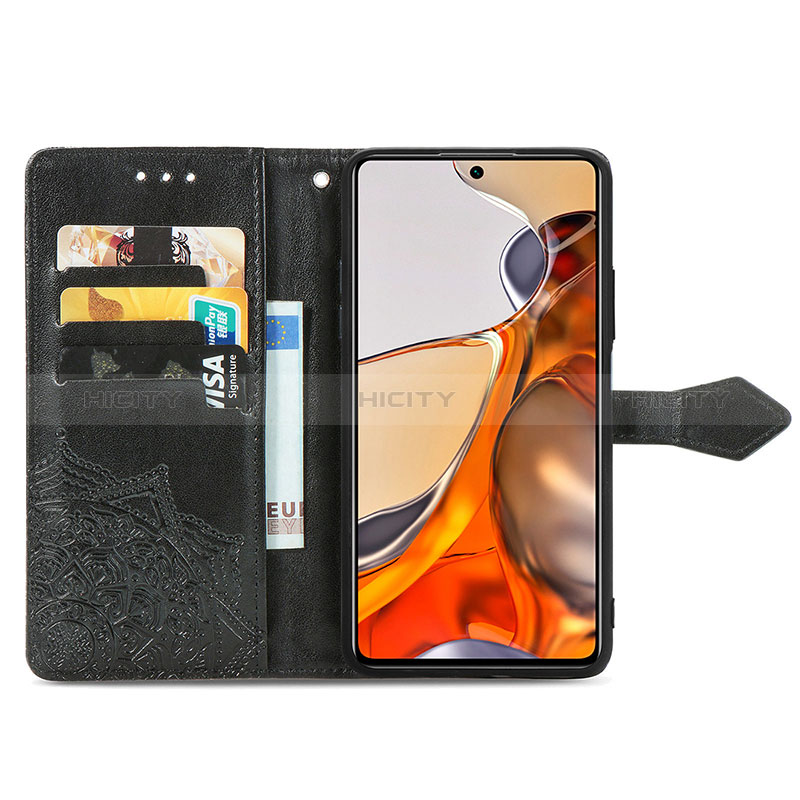 Custodia Portafoglio In Pelle Fantasia Modello Cover con Supporto per Xiaomi Mi 11T Pro 5G