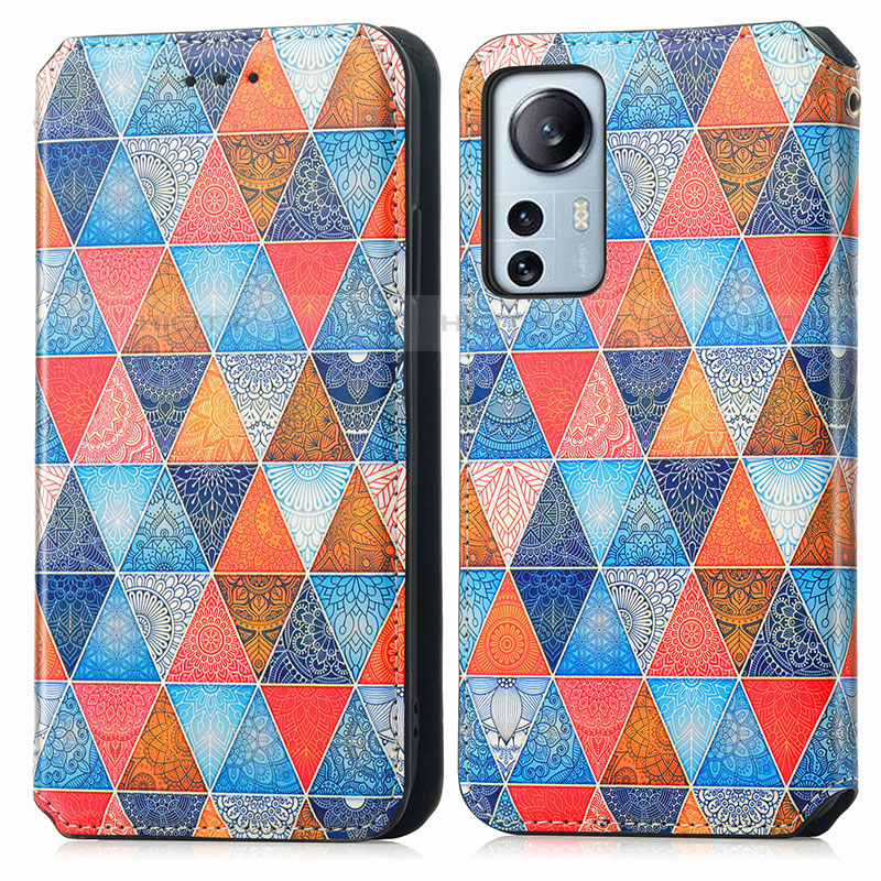 Custodia Portafoglio In Pelle Fantasia Modello Cover con Supporto per Xiaomi Mi 12 Lite 5G