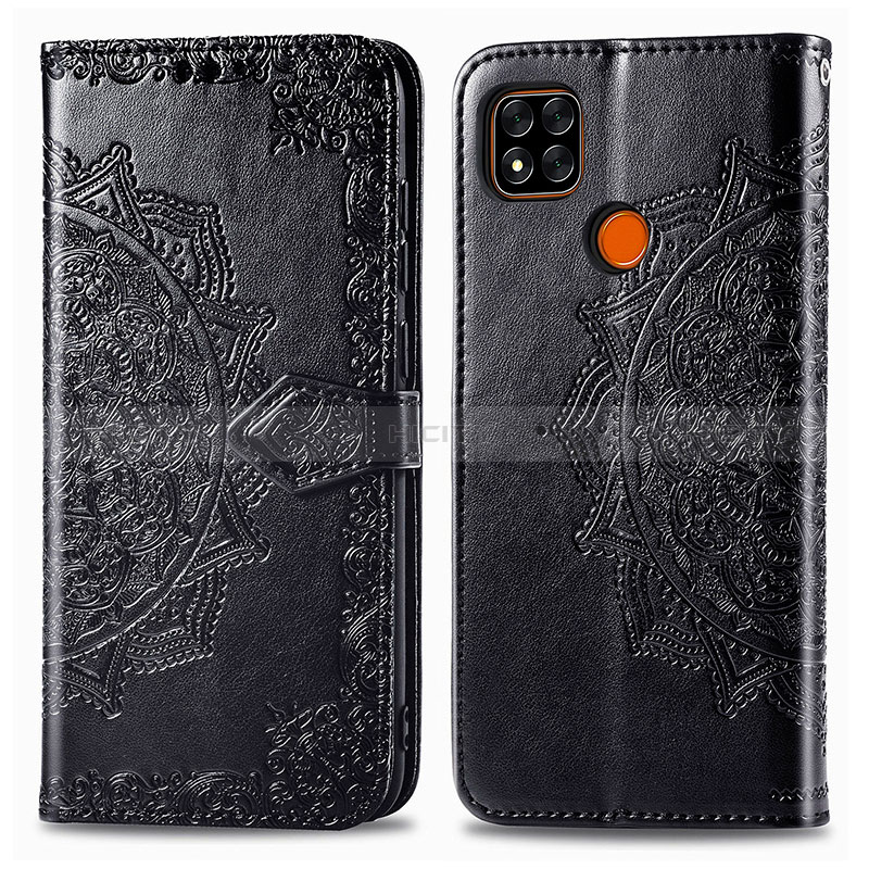 Custodia Portafoglio In Pelle Fantasia Modello Cover con Supporto per Xiaomi POCO C3