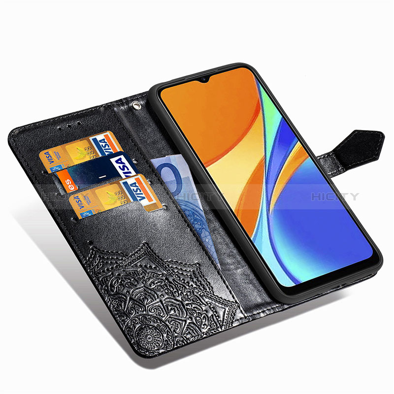 Custodia Portafoglio In Pelle Fantasia Modello Cover con Supporto per Xiaomi POCO C31