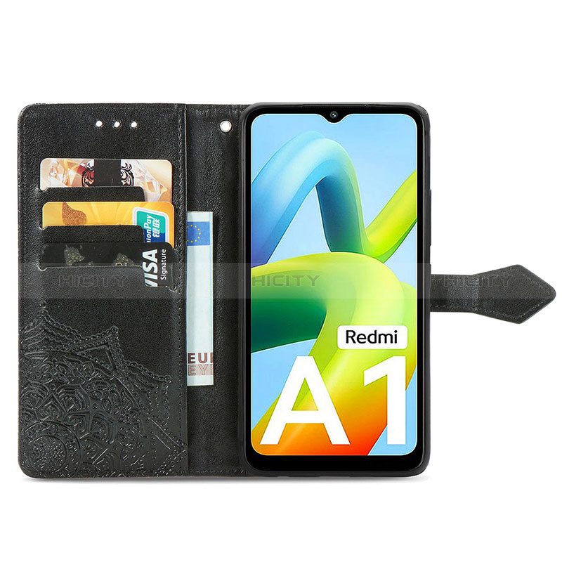 Custodia Portafoglio In Pelle Fantasia Modello Cover con Supporto per Xiaomi Poco C50