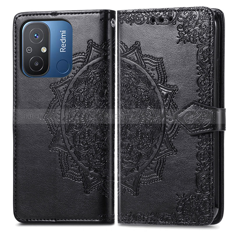 Custodia Portafoglio In Pelle Fantasia Modello Cover con Supporto per Xiaomi Poco C55