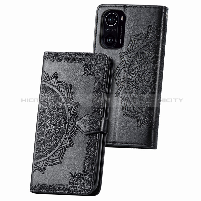 Custodia Portafoglio In Pelle Fantasia Modello Cover con Supporto per Xiaomi Poco F3 5G