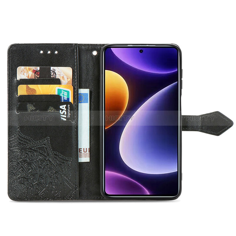 Custodia Portafoglio In Pelle Fantasia Modello Cover con Supporto per Xiaomi Poco F5 5G