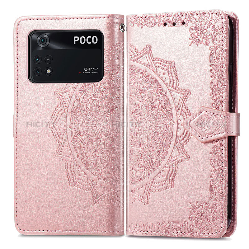 Custodia Portafoglio In Pelle Fantasia Modello Cover con Supporto per Xiaomi Poco M4 Pro 4G