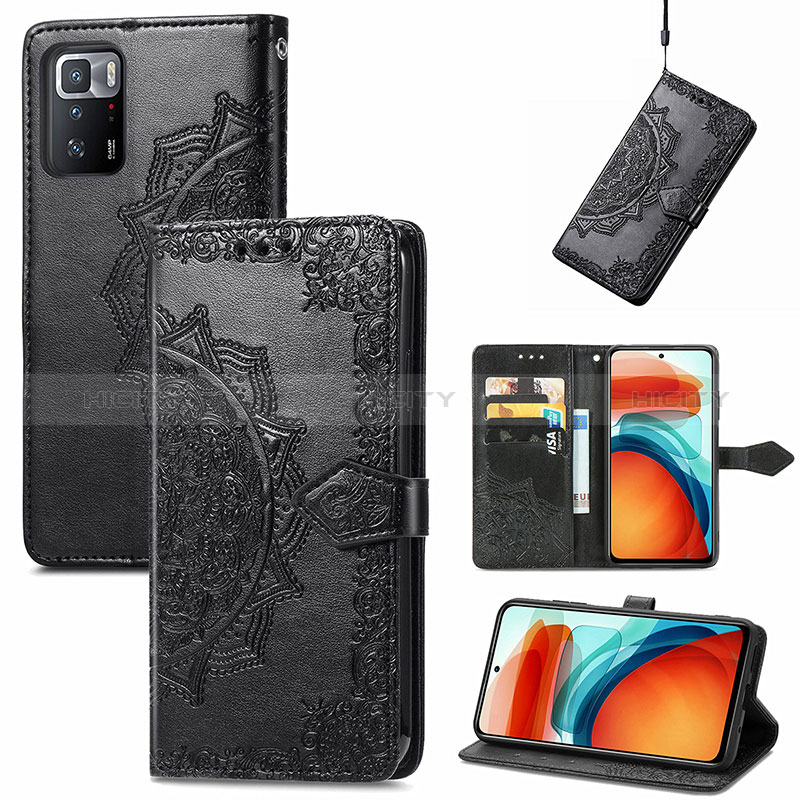 Custodia Portafoglio In Pelle Fantasia Modello Cover con Supporto per Xiaomi Poco X3 GT 5G