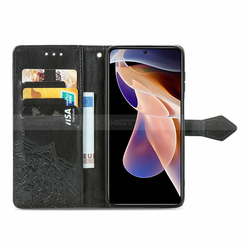 Custodia Portafoglio In Pelle Fantasia Modello Cover con Supporto per Xiaomi Poco X4 NFC